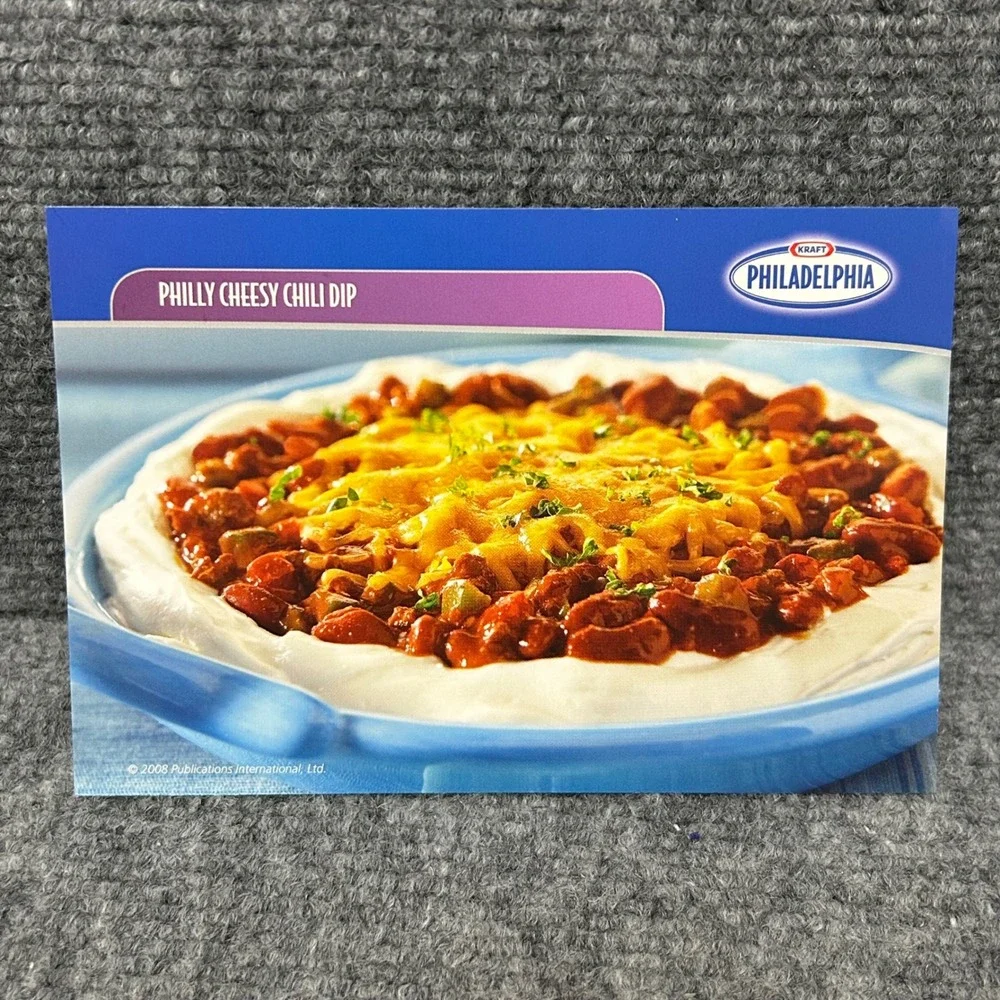 Kraft Philadelphia Cream Cheese Recipe Collection Tin with Cards 2008 Vintage